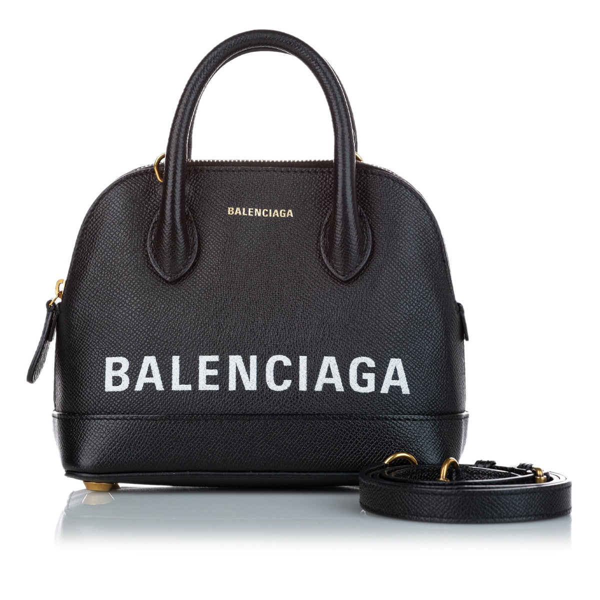 Luxury Balenciaga  Ville XXS Leather Satchel (SHG-27946)