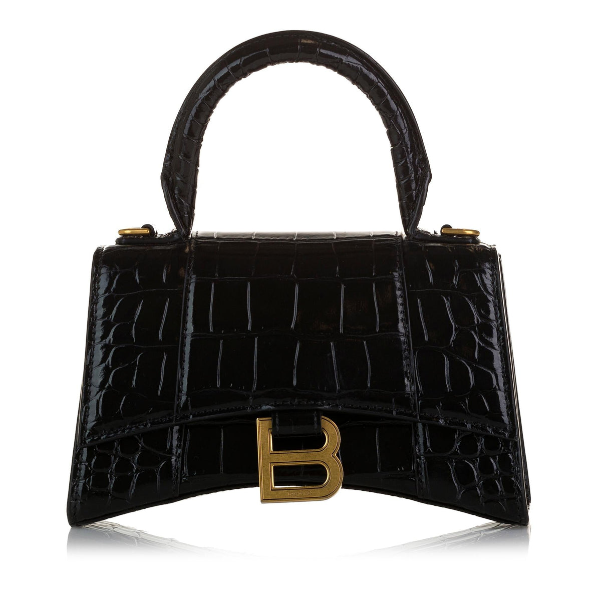 Luxury Balenciaga  XS Embossed Hourglass (SHG-37571)