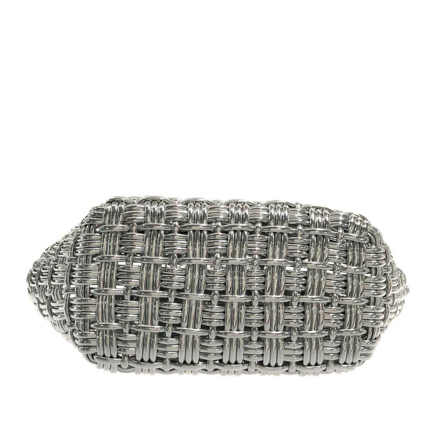 Luxury Balenciaga  XS Mettalic Woven Bistrot Panier Tote (SHG-iHAY00)