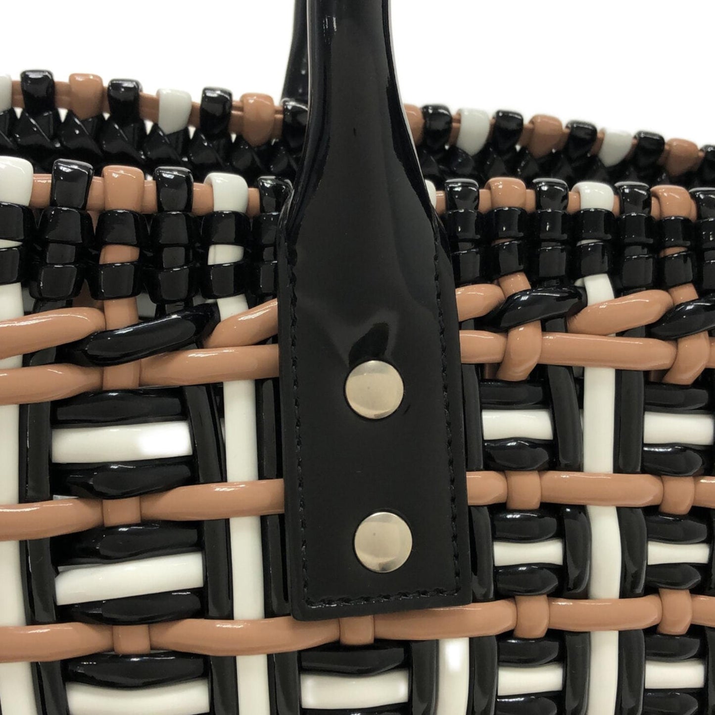 Luxury Balenciaga  XS Woven Bistrot Panier Tote (SHG-RfSv64)