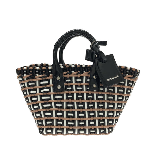 Luxury Balenciaga  XS Woven Bistrot Panier Tote (SHG-RfSv64)