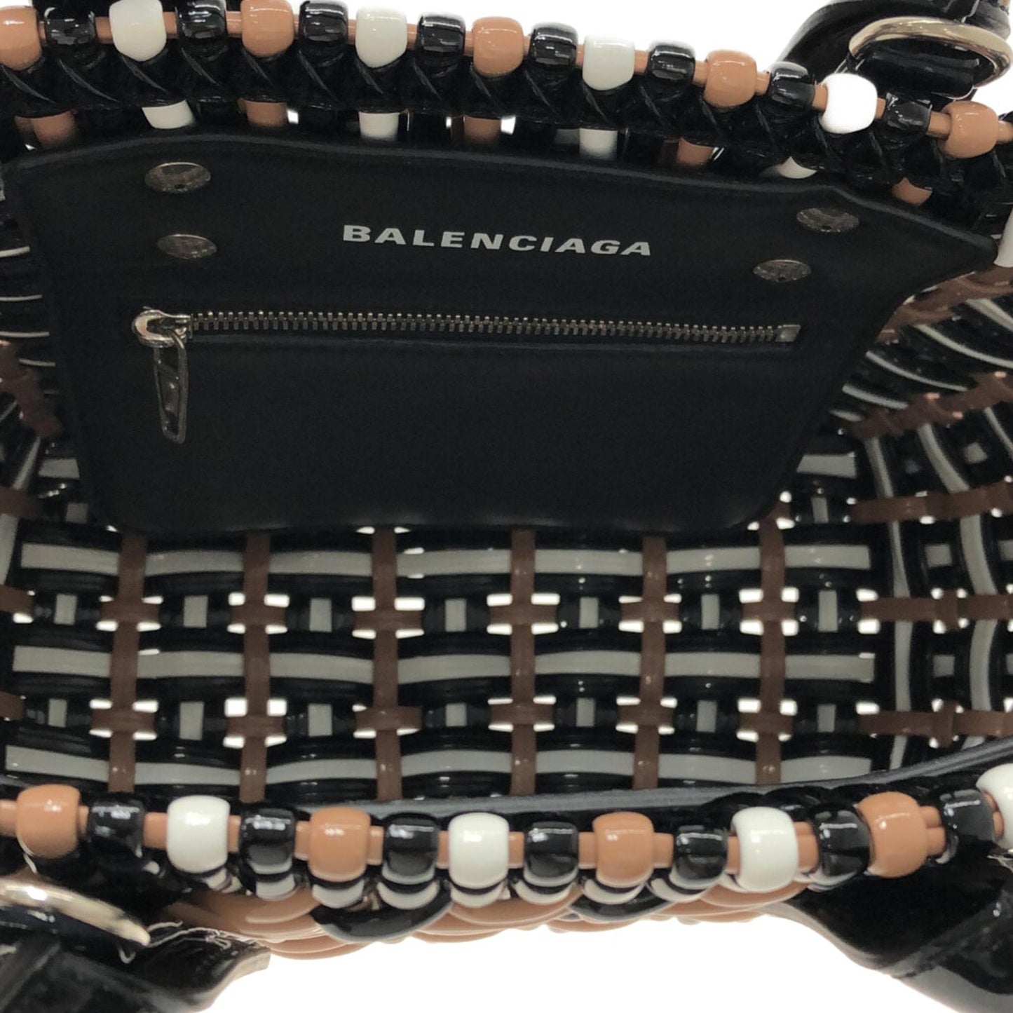 Luxury Balenciaga  XS Woven Bistrot Panier Tote (SHG-RfSv64)
