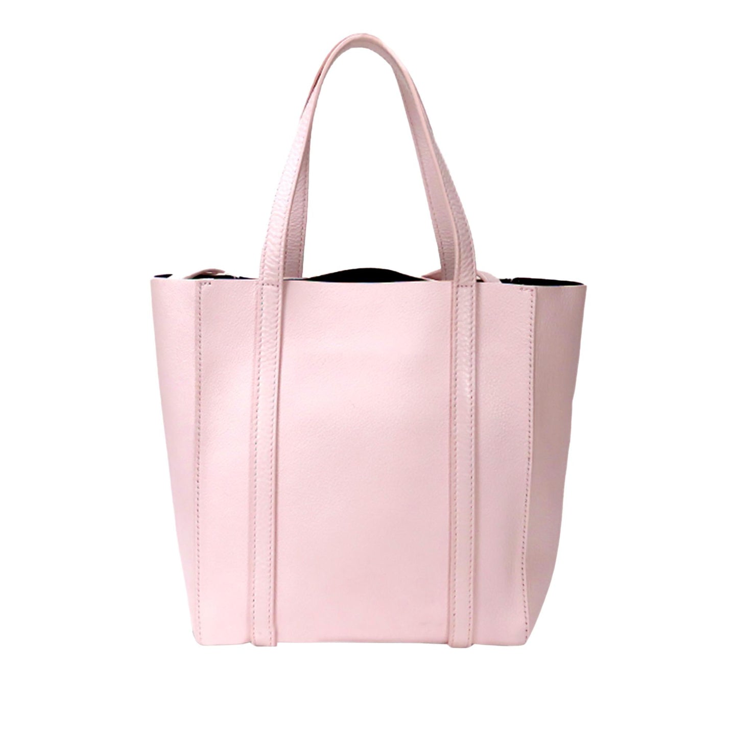 Luxury Balenciaga  XXS Everyday Shopping Tote Leather Satchel (SHG-36965)
