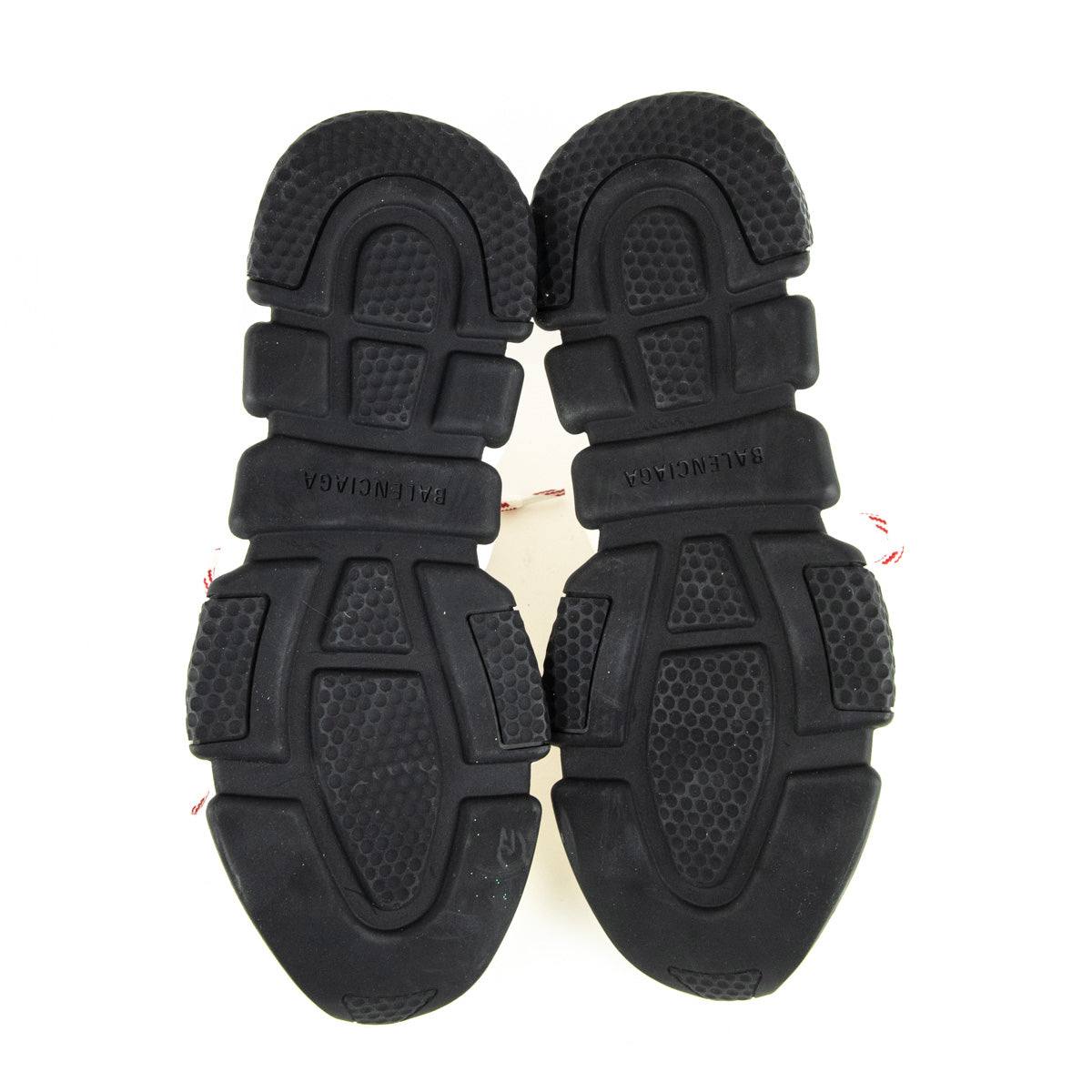 Luxury Balenciaga  White Lace Up Speed Trainer Sock Sneakers Size US 9 | EU 39
