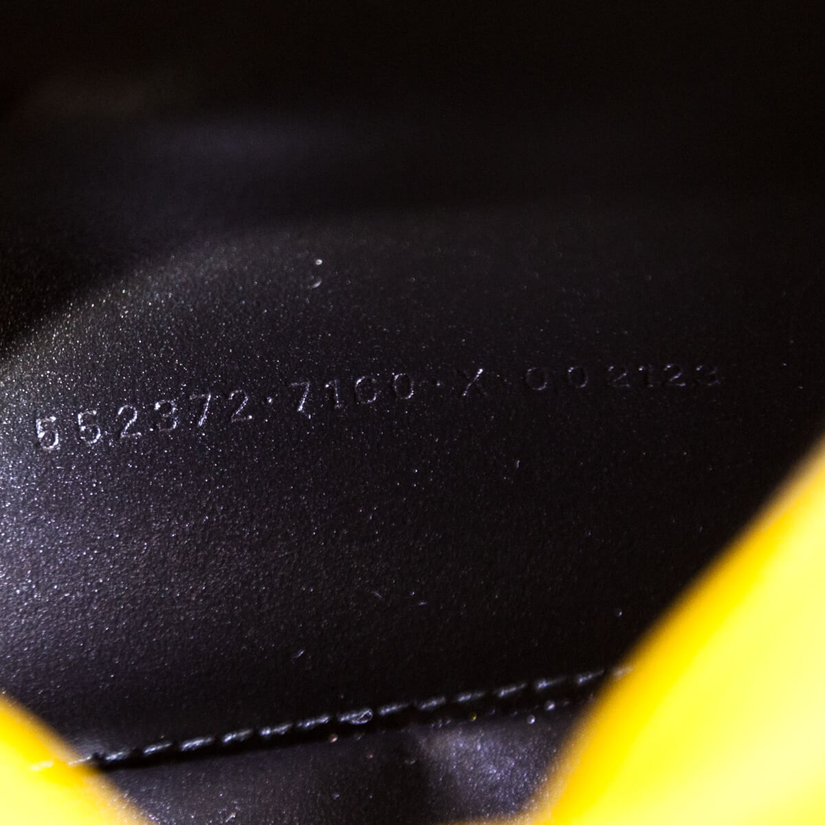 Luxury Balenciaga  Yellow Calfskin Logo XS Everyday Camera Bag