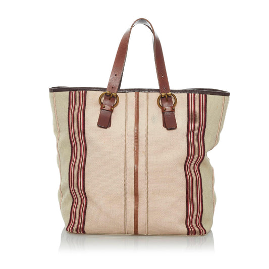 Luxury Bottega Veneta Canvas Tote Bag (SHG-29642)