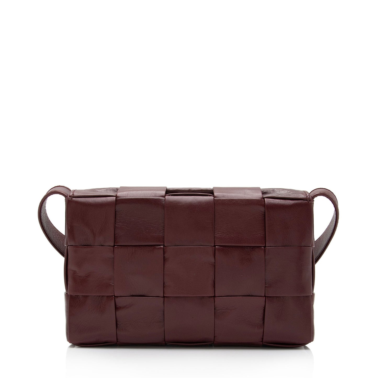 Luxury Bottega Veneta Distressed Calfskin Cassette Small Crossbody Bag (SHF-K6GzFo)