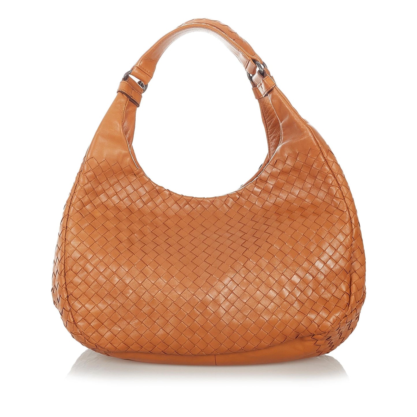 Luxury Bottega Veneta Intrecciato Campana Shoulder Bag (SHG-26858)