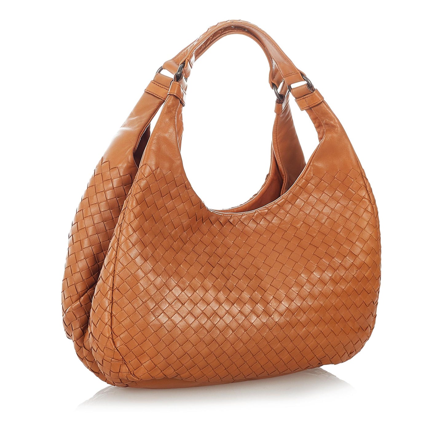 Luxury Bottega Veneta Intrecciato Campana Shoulder Bag (SHG-26858)