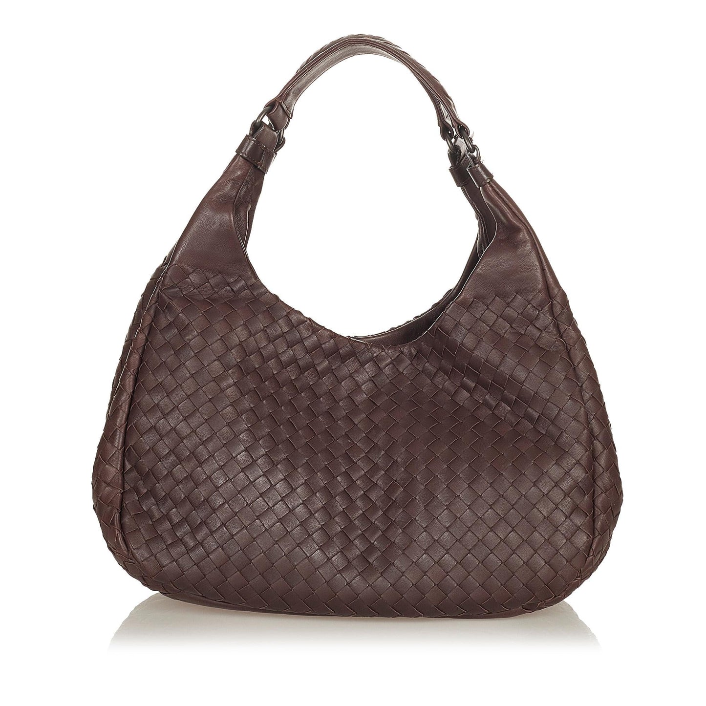 Luxury Bottega Veneta Intrecciato Campana Shoulder Bag (SHG-27142)