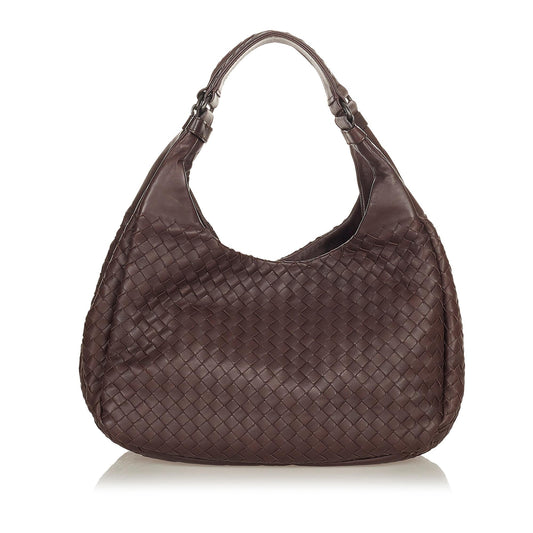 Luxury Bottega Veneta Intrecciato Campana Shoulder Bag (SHG-27142)