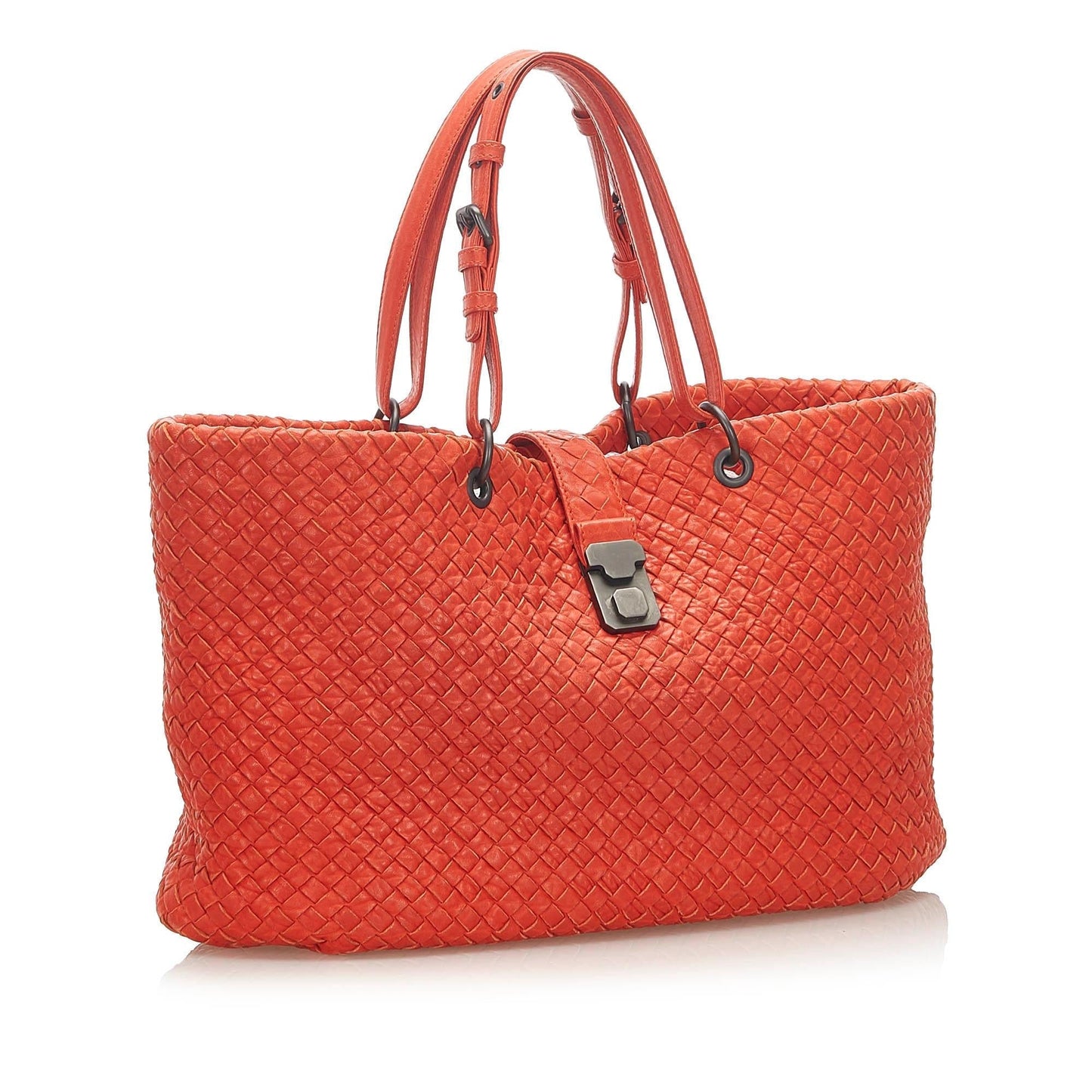 Luxury Bottega Veneta Intrecciato Capri Leather Tote Bag (SHG-23128)