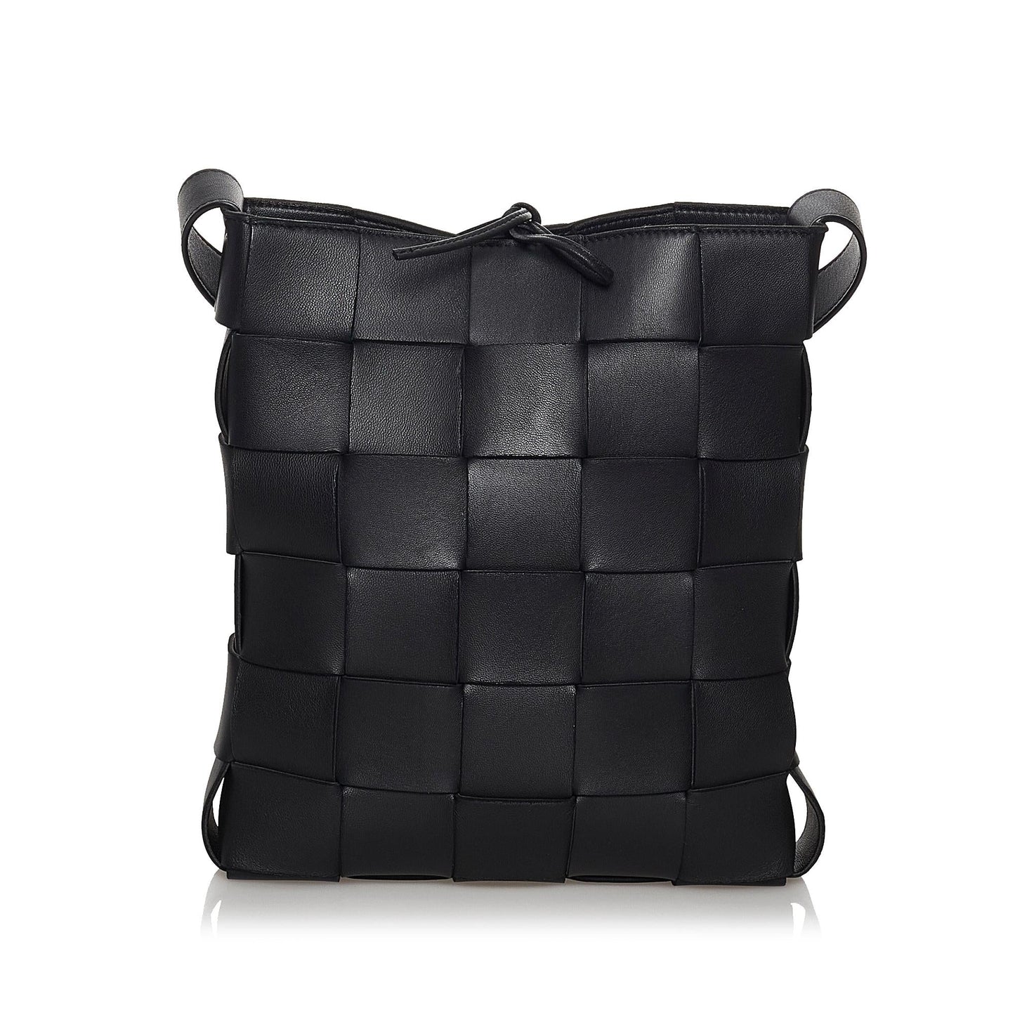 Luxury Bottega Veneta Intrecciato Cassette Leather Crossbody Bag (SHG-30630)