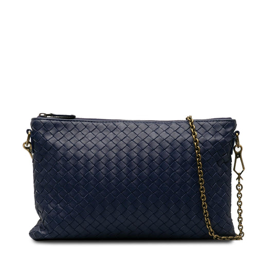 Luxury Bottega Veneta Intrecciato Chain Crossbody Bag (SHG-NxLoYv)