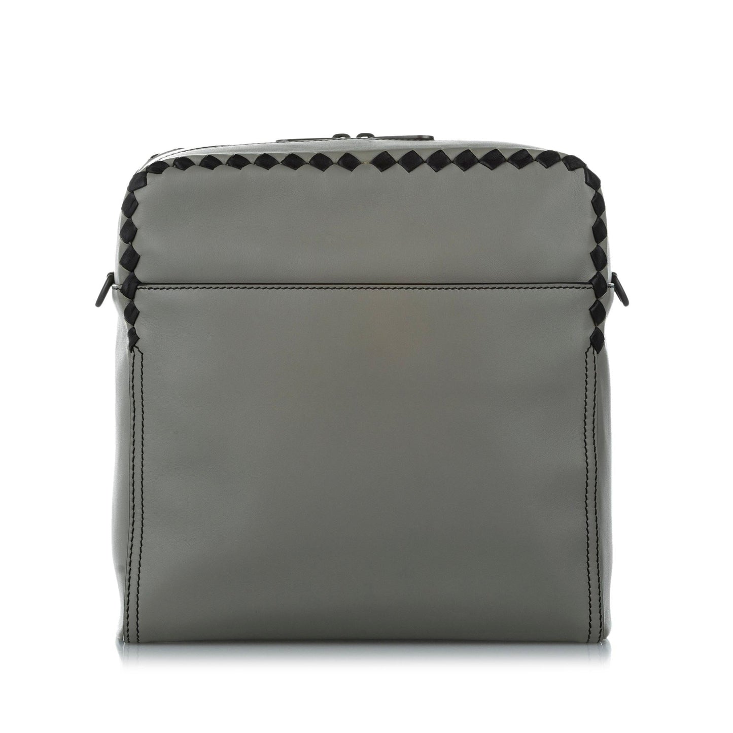 Luxury Bottega Veneta Intrecciato Checker Pilot Leather Crossbody Bag (SHG-24609)