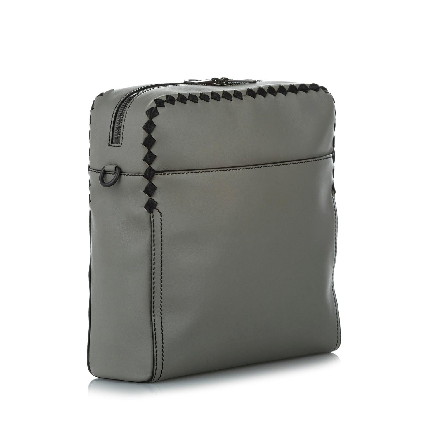 Luxury Bottega Veneta Intrecciato Checker Pilot Leather Crossbody Bag (SHG-24609)