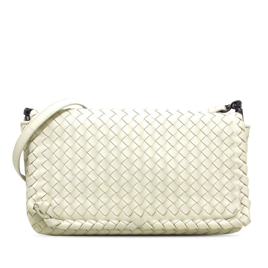 Luxury Bottega Veneta Intrecciato Flap Crossbody Bag (SHG-wEXfxE)