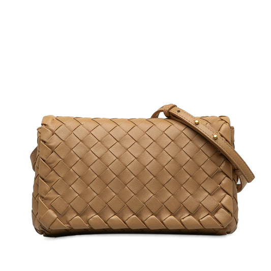 Luxury Bottega Veneta Intrecciato Flap Crossbody Bag (SHG-zM1bxm)