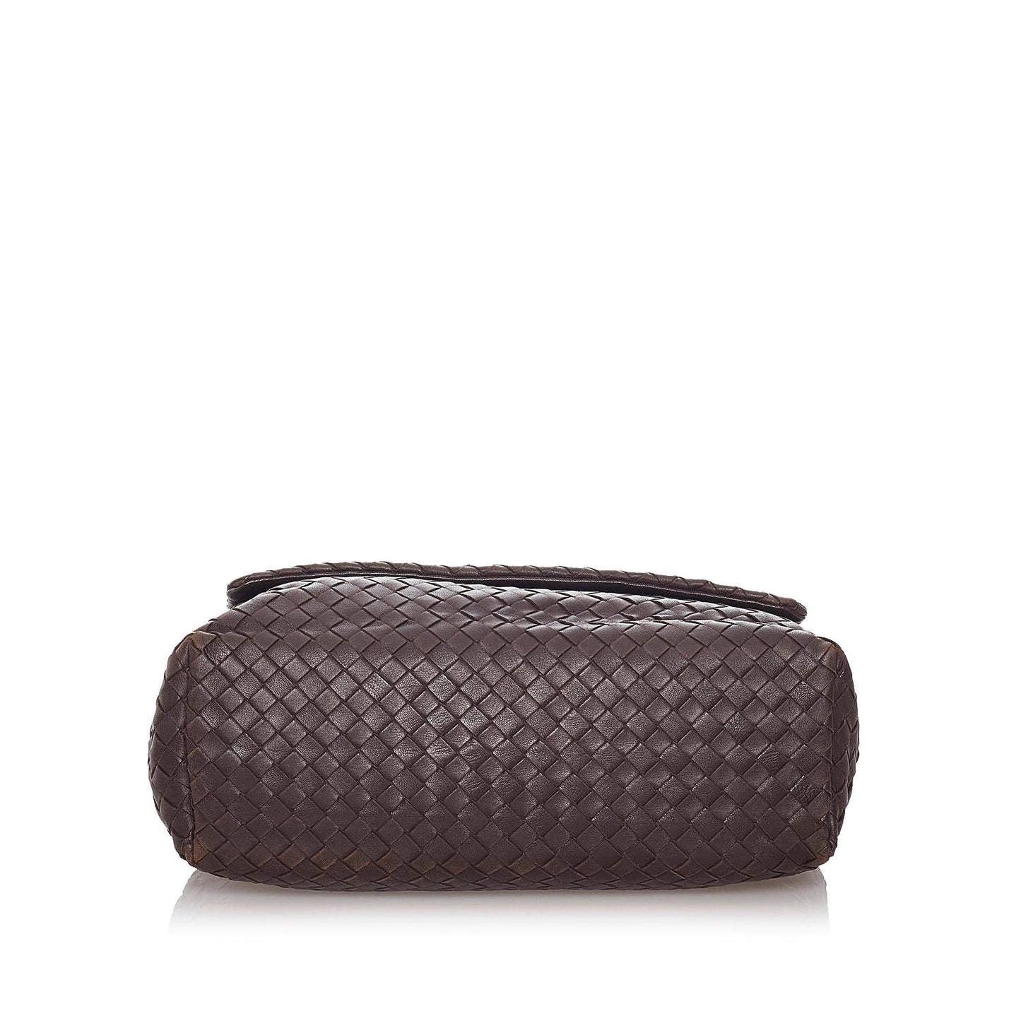 Luxury Bottega Veneta Intrecciato Flap Shoulder Bag (SHG-28630)