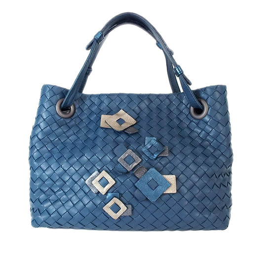 Luxury Bottega Veneta Intrecciato Garda Leather Shoulder Bag (SHG-35405)