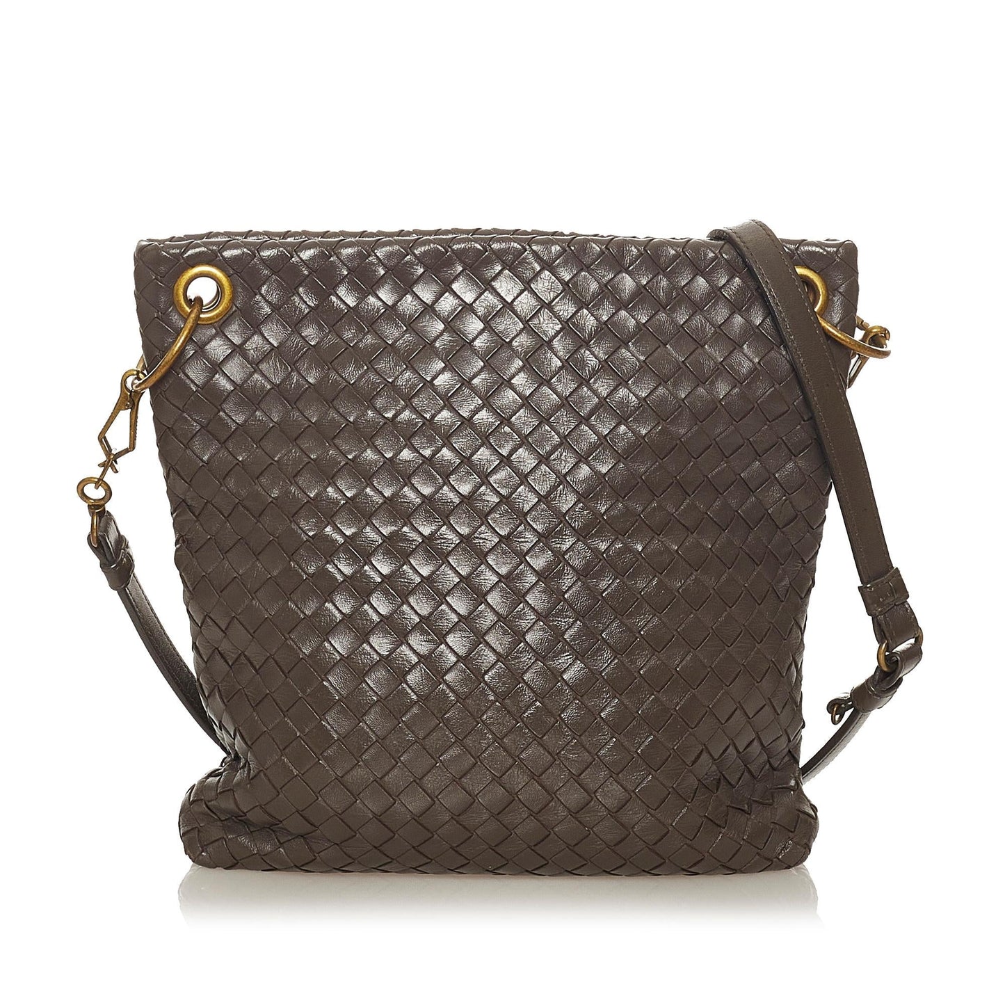 Luxury Bottega Veneta Intrecciato Leather Crossbody Bag (SHG-27382)