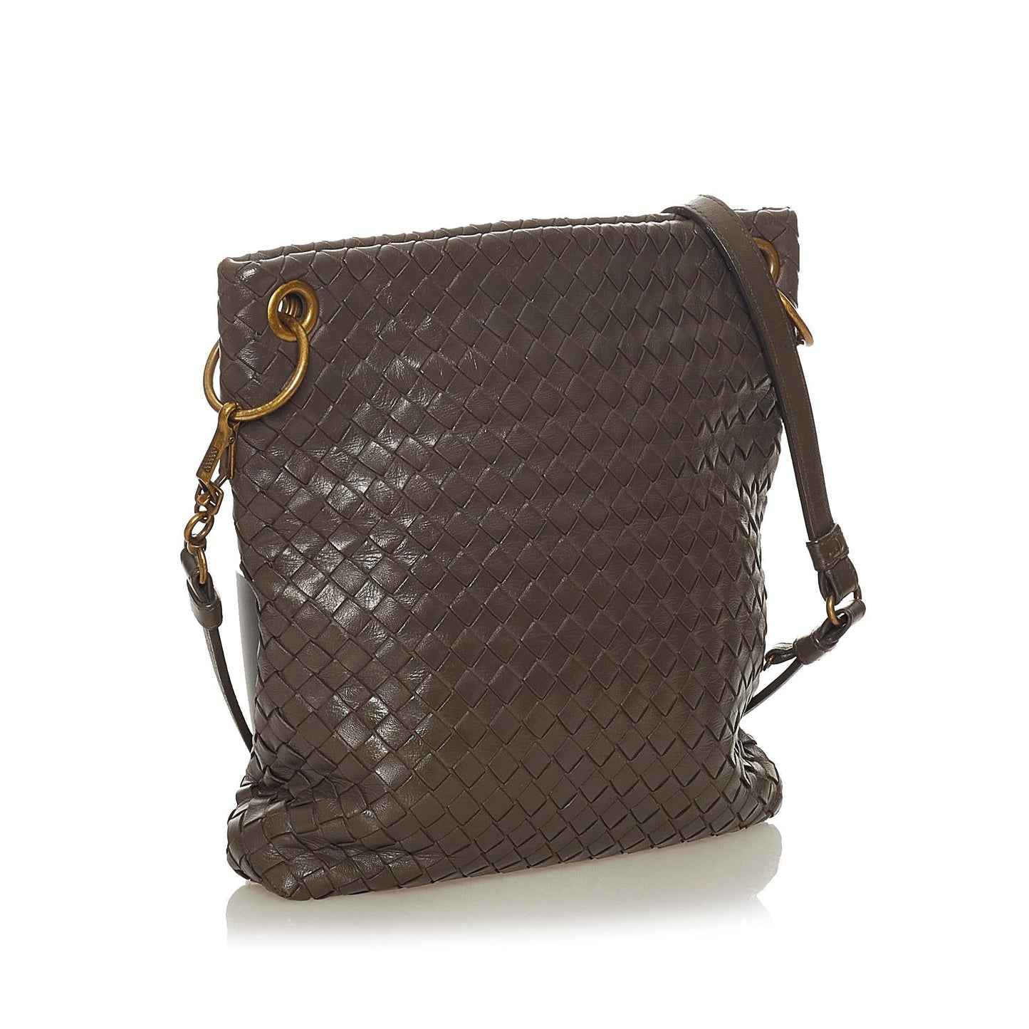Luxury Bottega Veneta Intrecciato Leather Crossbody Bag (SHG-27382)