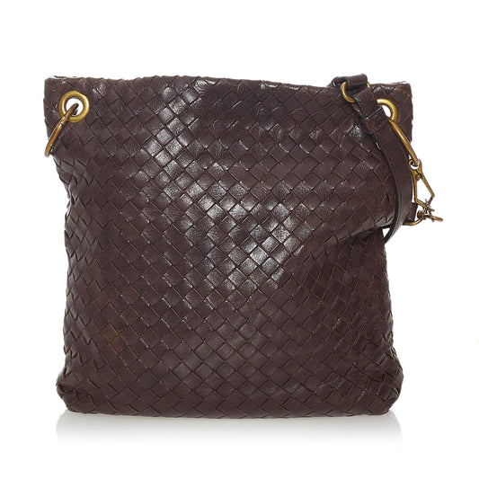 Luxury Bottega Veneta Intrecciato Leather Crossbody Bag (SHG-28131)