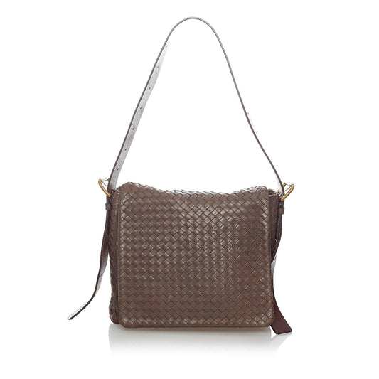 Luxury Bottega Veneta Intrecciato Leather Crossbody Bag (SHG-30568)