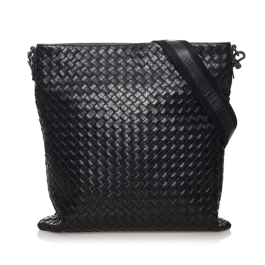 Luxury Bottega Veneta Intrecciato Leather Crossbody Bag (SHG-31743)
