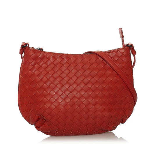Luxury Bottega Veneta Intrecciato Leather Crossbody Bag (SHG-33056)
