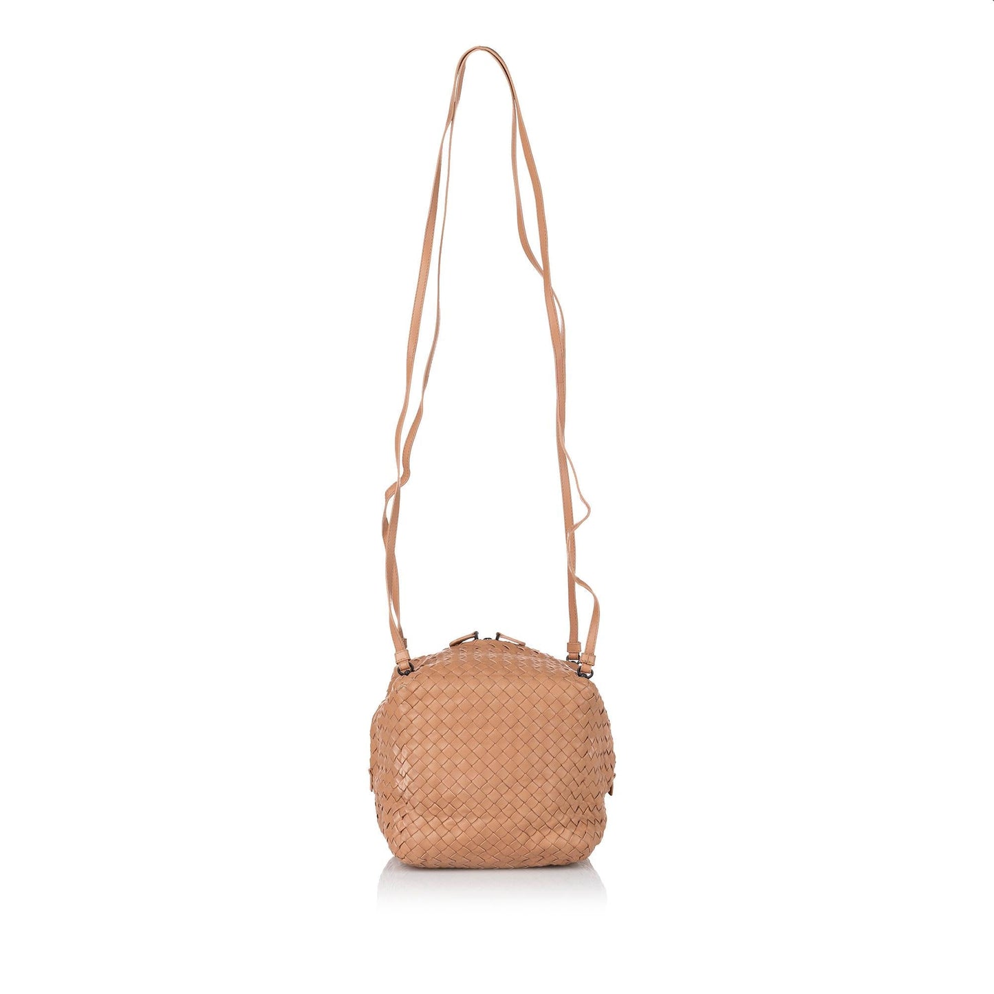 Luxury Bottega Veneta Intrecciato Leather Crossbody Bag (SHG-YxKi26)