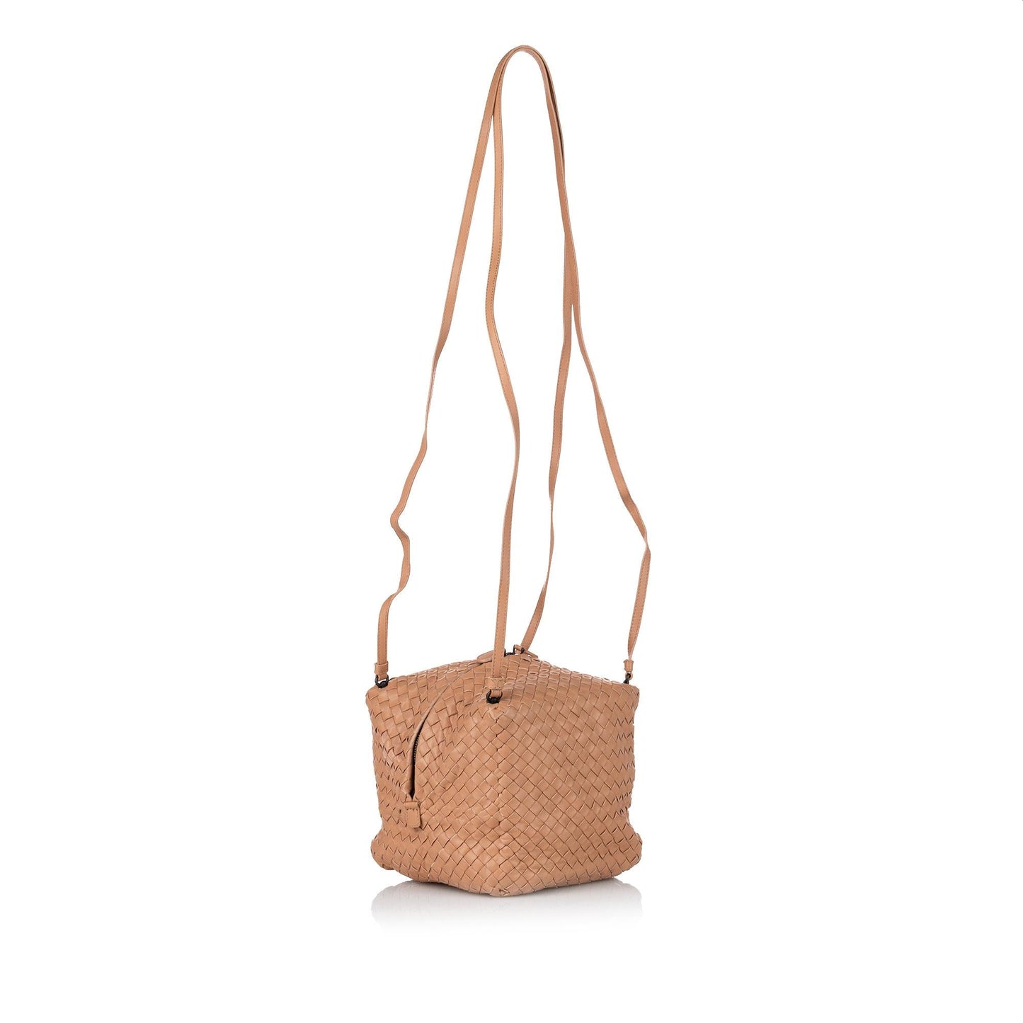 Luxury Bottega Veneta Intrecciato Leather Crossbody Bag (SHG-YxKi26)