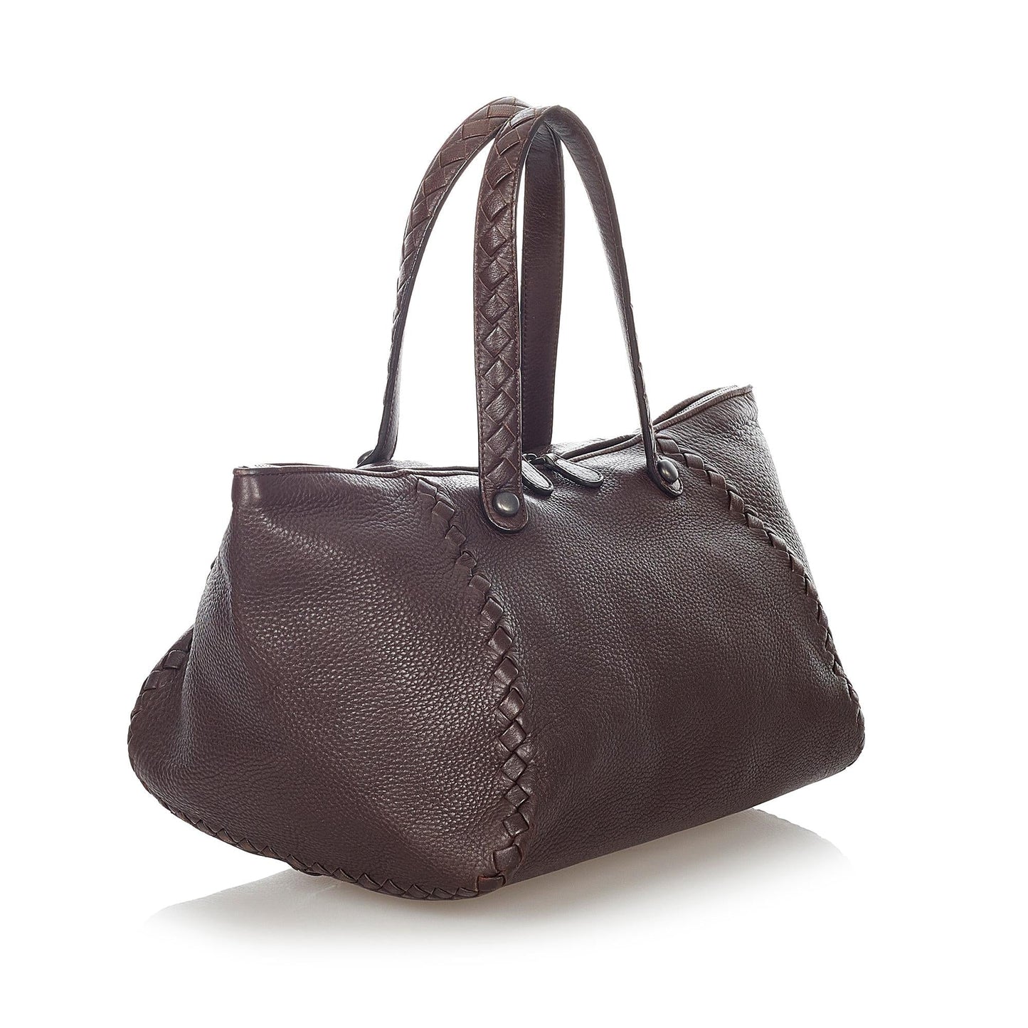 Luxury Bottega Veneta Intrecciato Leather Shoulder Bag (SHG-23574)