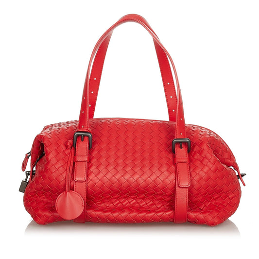Luxury Bottega Veneta Intrecciato Leather Shoulder Bag (SHG-24536)
