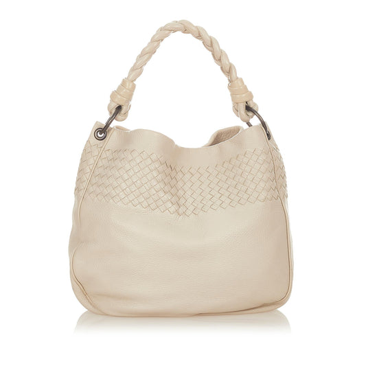 Luxury Bottega Veneta Intrecciato Leather Shoulder Bag (SHG-24587)