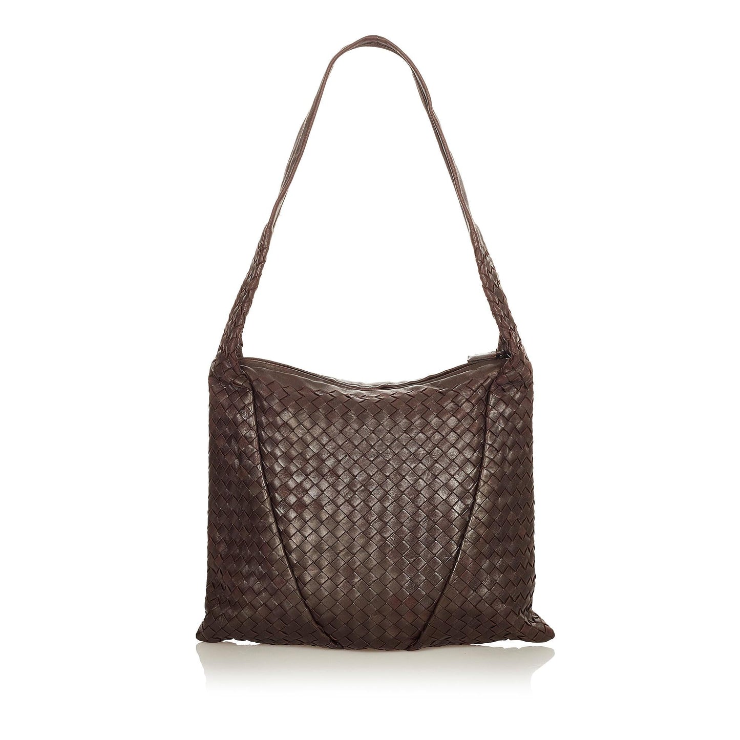 Luxury Bottega Veneta Intrecciato Leather Shoulder Bag (SHG-24879)