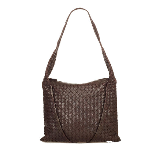 Luxury Bottega Veneta Intrecciato Leather Shoulder Bag (SHG-24879)