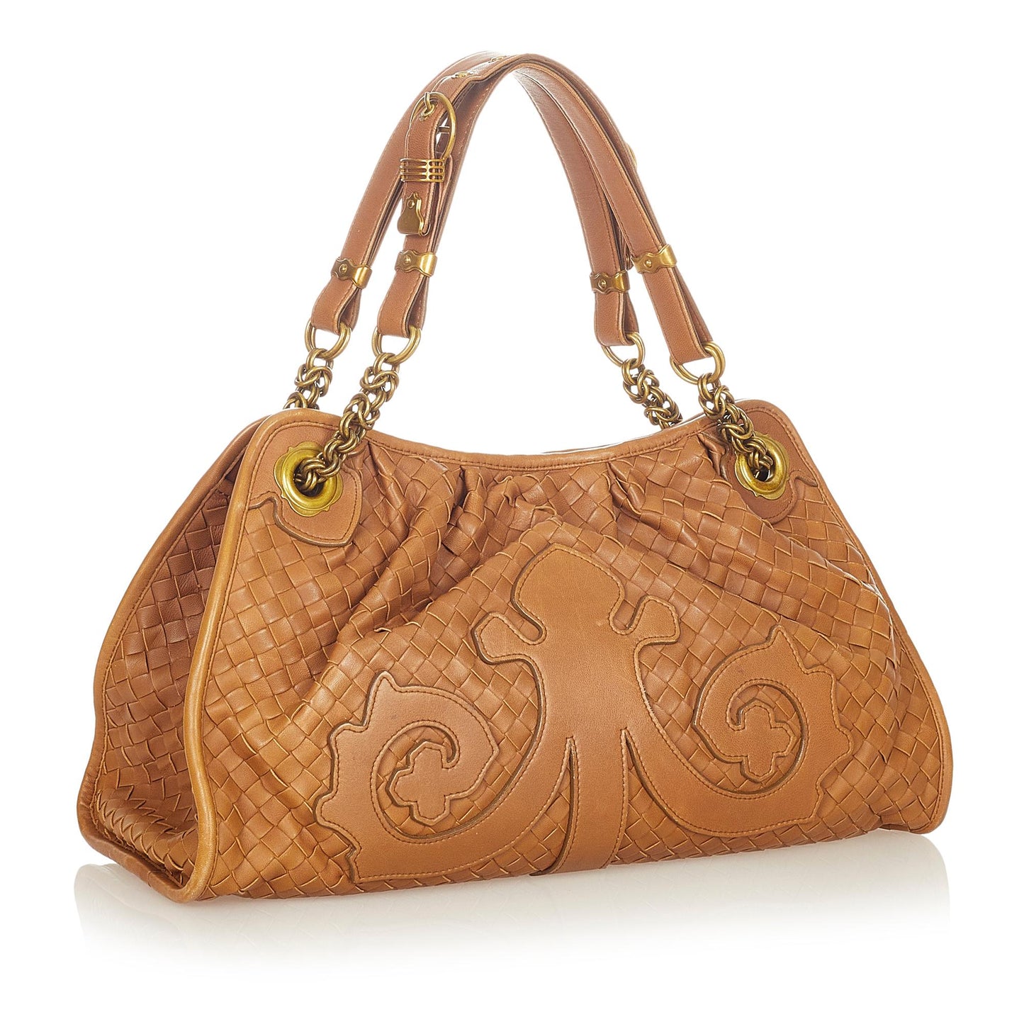 Luxury Bottega Veneta Intrecciato Leather Shoulder Bag (SHG-25728)