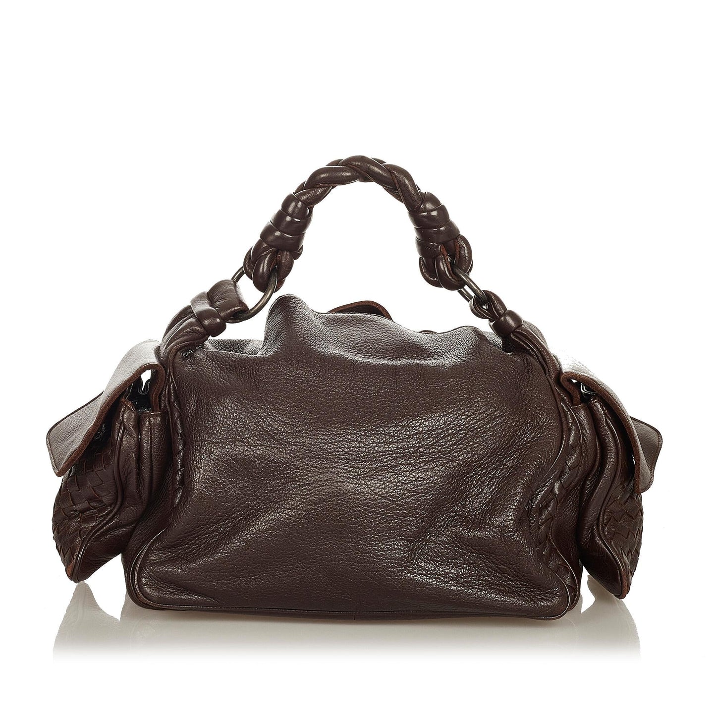 Luxury Bottega Veneta Intrecciato Leather Shoulder Bag (SHG-26581)