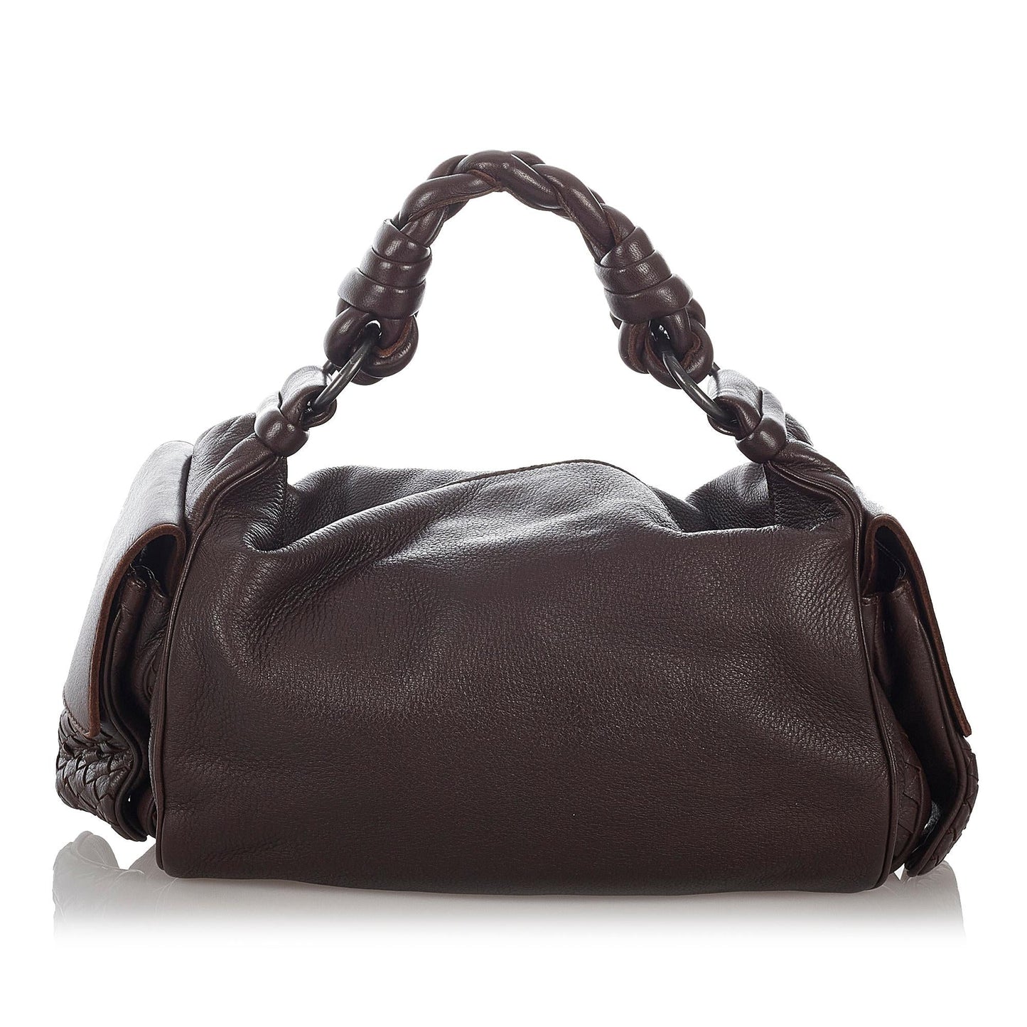 Luxury Bottega Veneta Intrecciato Leather Shoulder Bag (SHG-26813)