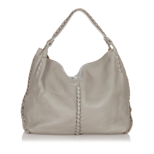 Luxury Bottega Veneta Intrecciato Leather Shoulder Bag (SHG-26905)