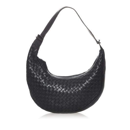 Luxury Bottega Veneta Intrecciato Leather Shoulder Bag (SHG-28130)