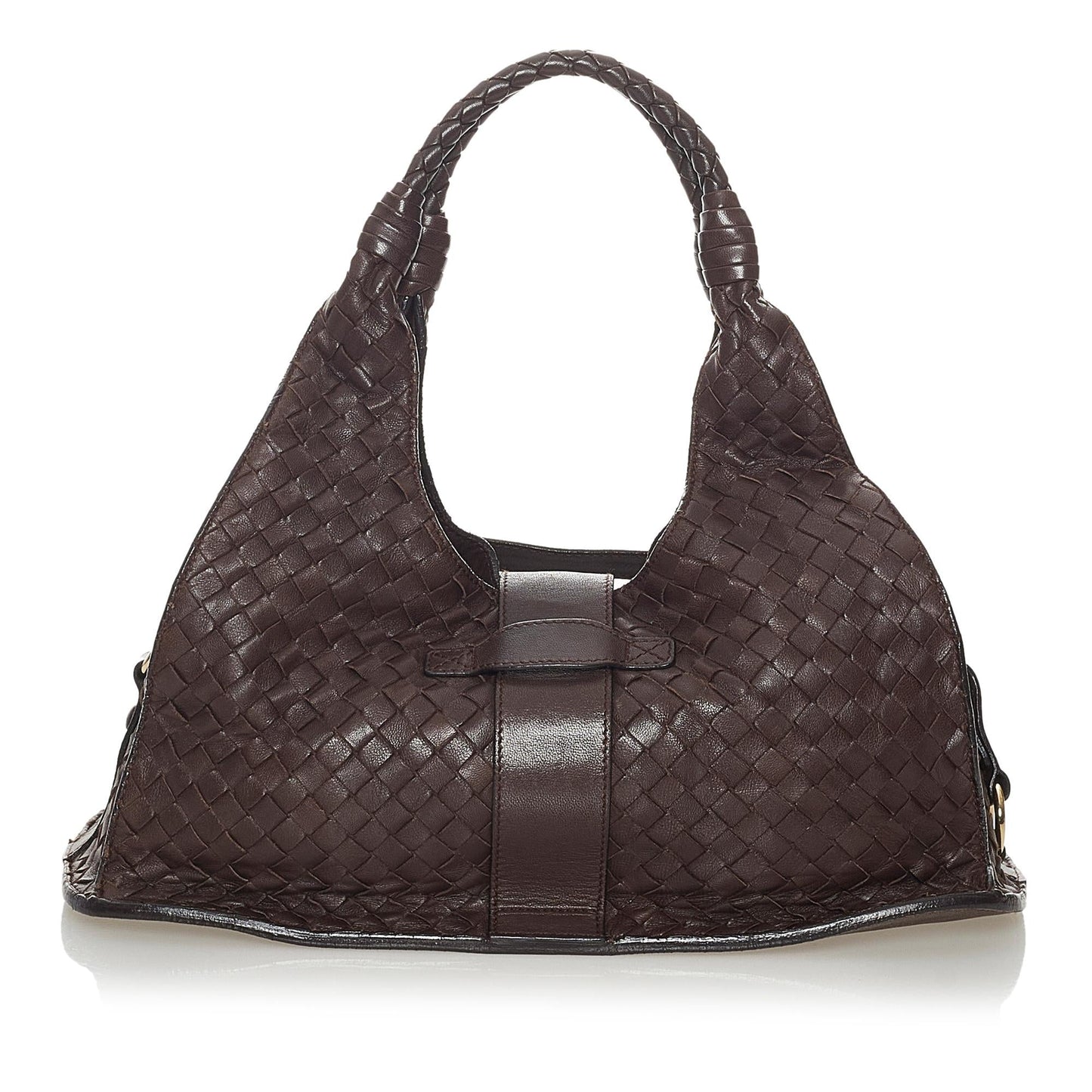 Luxury Bottega Veneta Intrecciato Leather Shoulder Bag (SHG-28194)