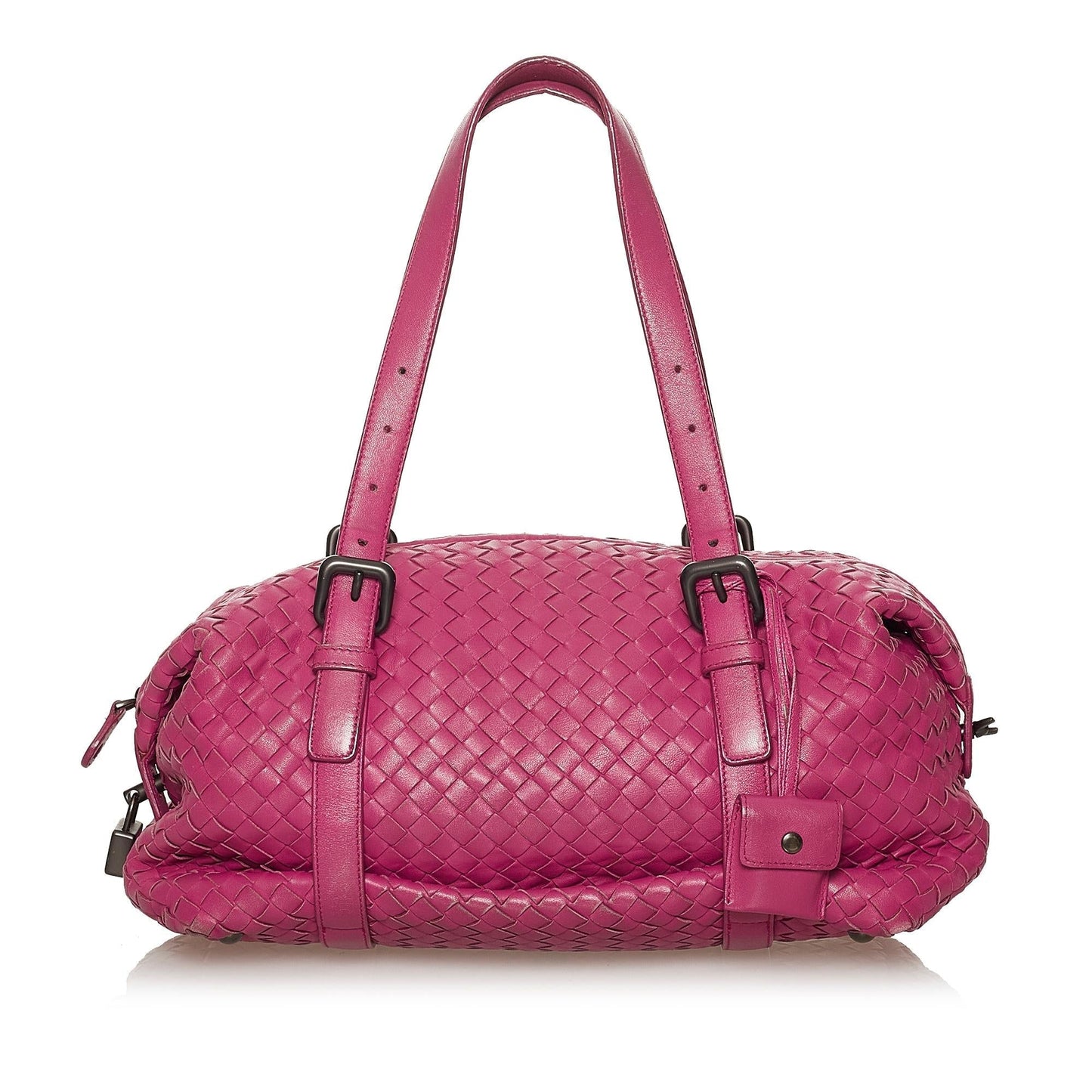 Luxury Bottega Veneta Intrecciato Leather Shoulder Bag (SHG-28389)