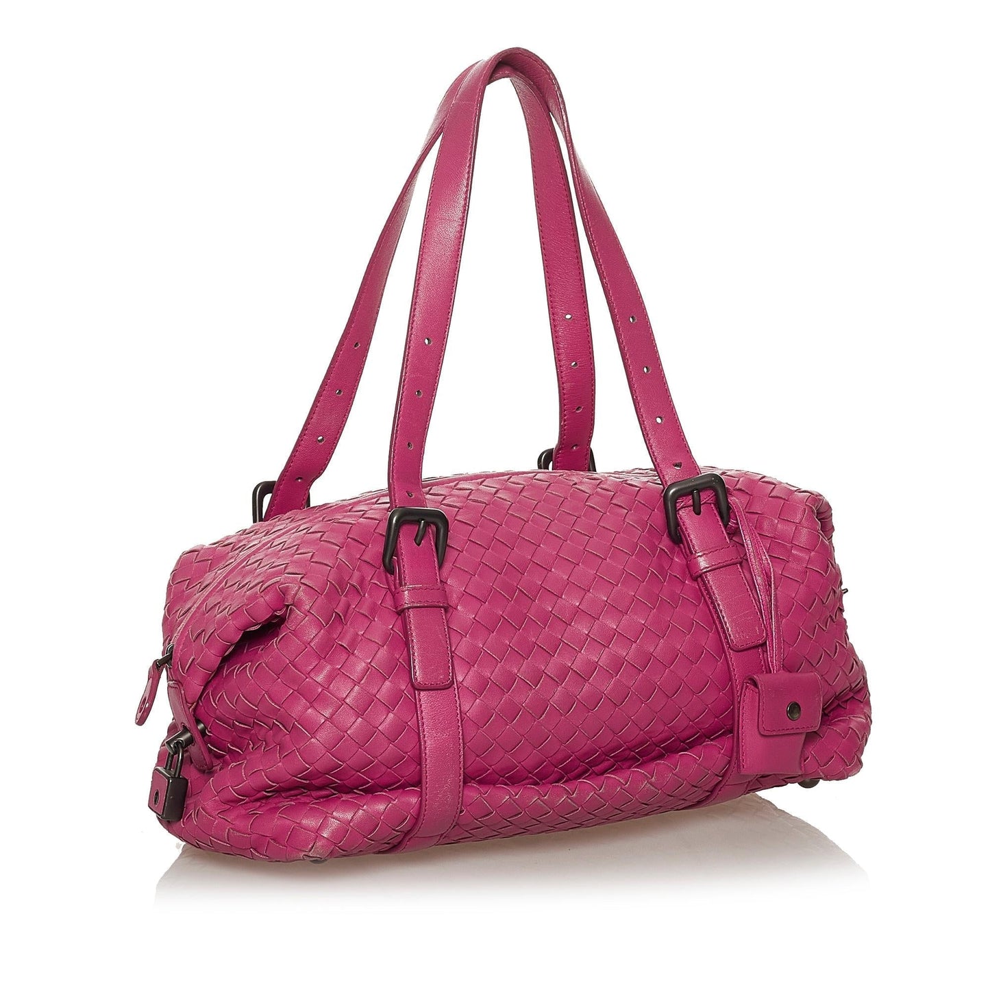 Luxury Bottega Veneta Intrecciato Leather Shoulder Bag (SHG-28389)