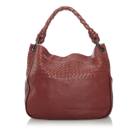 Luxury Bottega Veneta Intrecciato Leather Shoulder Bag (SHG-29867)