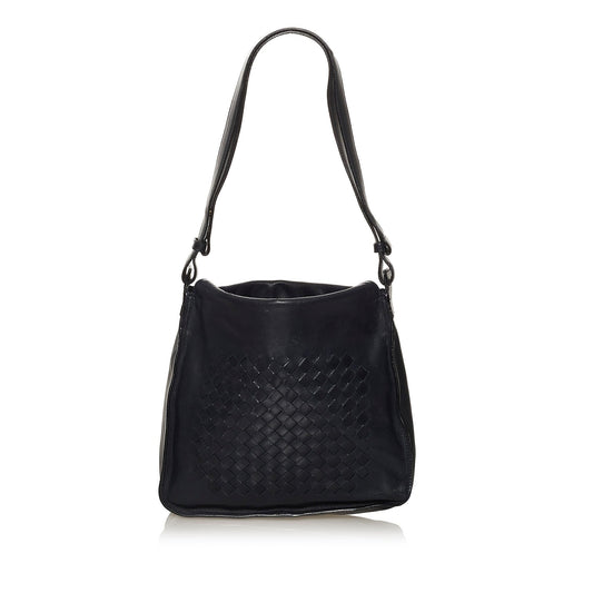Luxury Bottega Veneta Intrecciato Leather Shoulder Bag (SHG-36214)