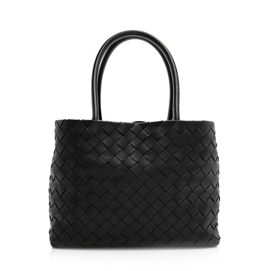 Luxury Bottega Veneta Intrecciato Leather Small Tote (SHF-20324)