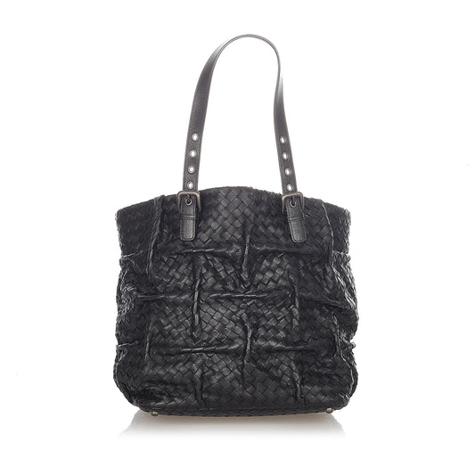Luxury Bottega Veneta Intrecciato Leather Tote Bag (SHG-23505)