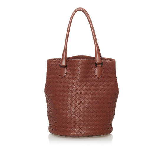 Luxury Bottega Veneta Intrecciato Leather Tote Bag (SHG-31765)